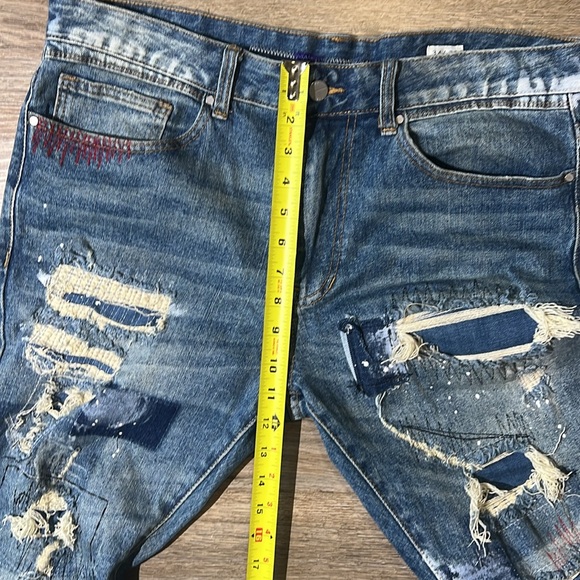 First Row HEAVY RIP & REPAIR STRAIGHT Size 34x32 - Picture 5 of 9